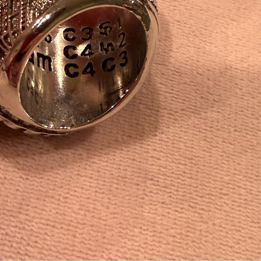 2016 Chicago Cubs World Series Champions Ring Rizzo 44 Replica w/ Box - Picture 8 of 8